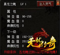 真龙之魄属性界面图
