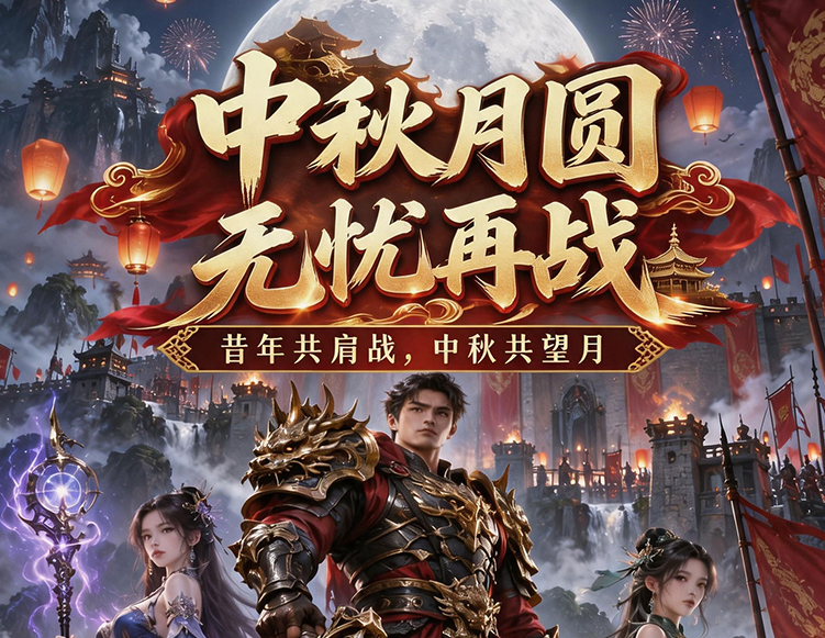 中秋揽明月，沙场共欢歌，无忧传奇中秋盛典重磅来袭